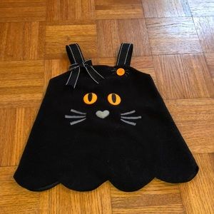 Baby Girl Fleece Cat Halloween Jumper Dress